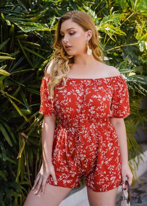 Plus Size Jumpsuit Boho Mini Dress Jayla